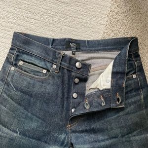 A.P.C. Rescue Jean Droit - Wash Blue - Waist 28 Inseam 32